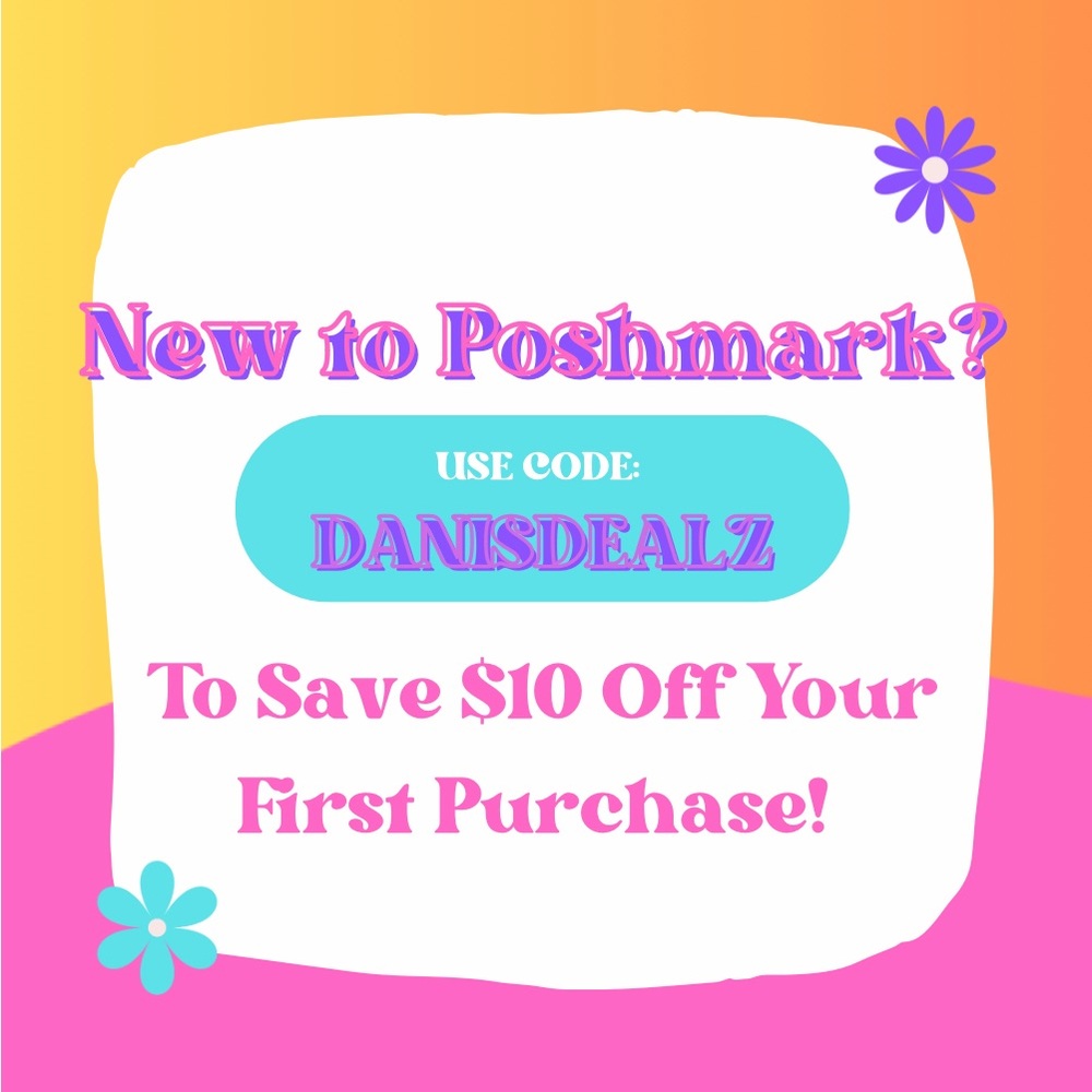 GET $10 OFF YOUR FIRST POSHMARK PURCHASE!!